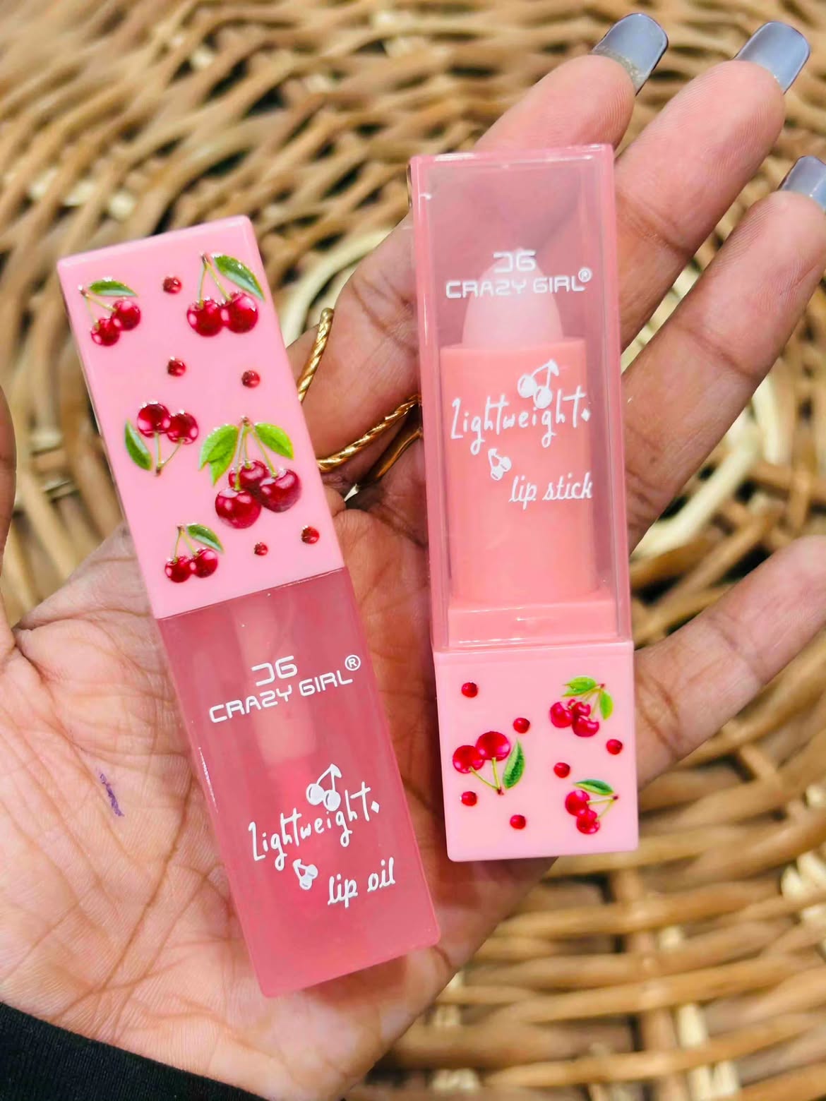 **2 in 1 Crazy Girl Color Changing Lip Balm & Hydrating Lip Oil with Glossy Finish**